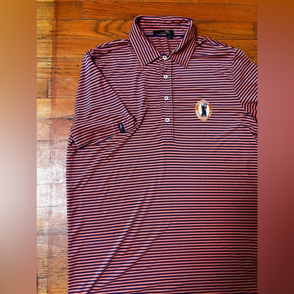 Ralph Lauren RLX Men Airflow Classic Polo Shirt M 2014 U.S. Open Pinehurst No. 2 - Picture 7 of 9